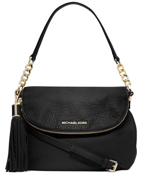 michael kors bedford medium convertible shoulder bag black|Michael Kors bedford bag medium.